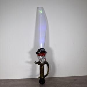 Disney Park Pirates of The Caribbean sword, light up effects/makes bubbles Used